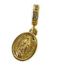 Charm virgen de guadalupe sencilla en relieve