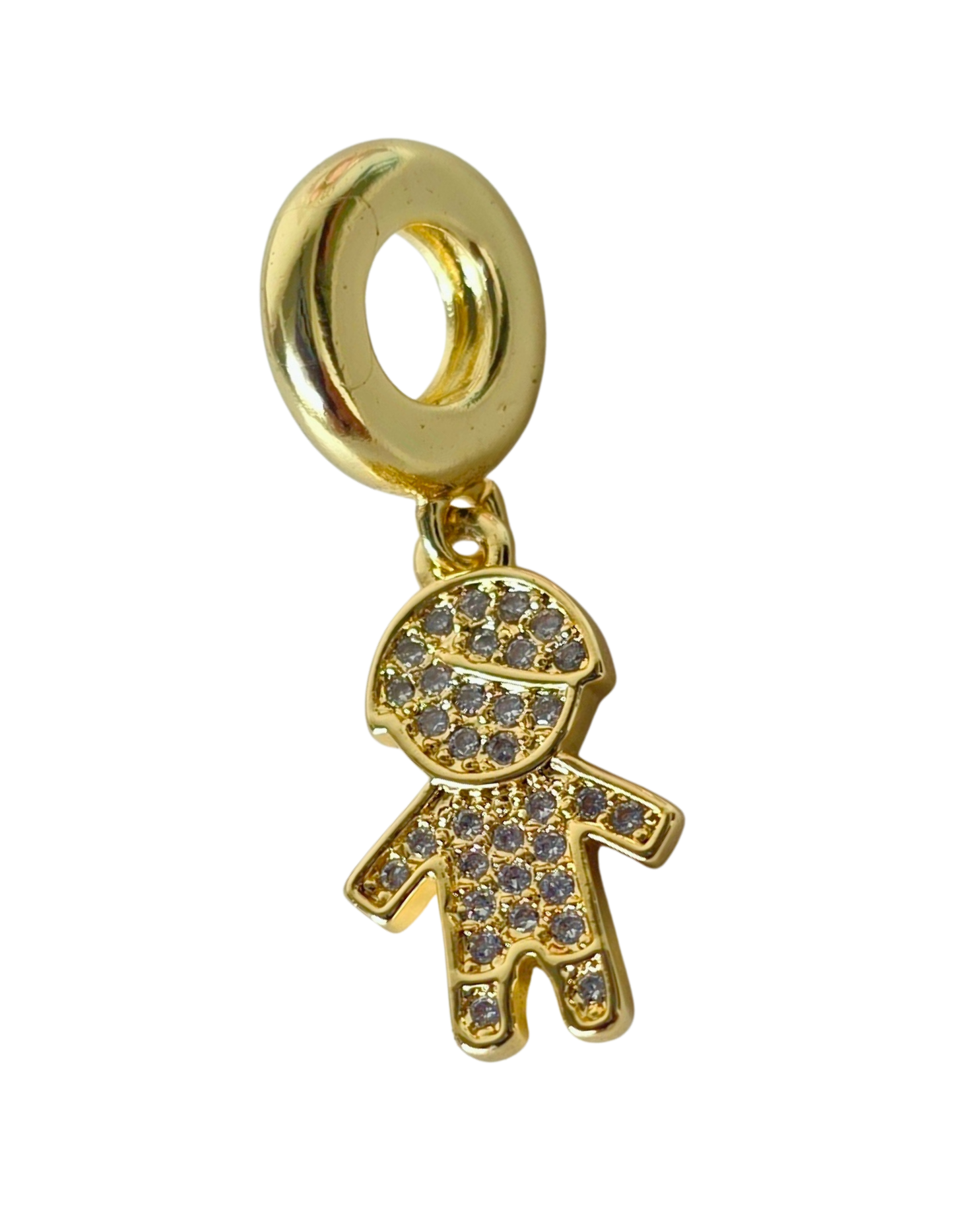Charm niño sencillo incrustado