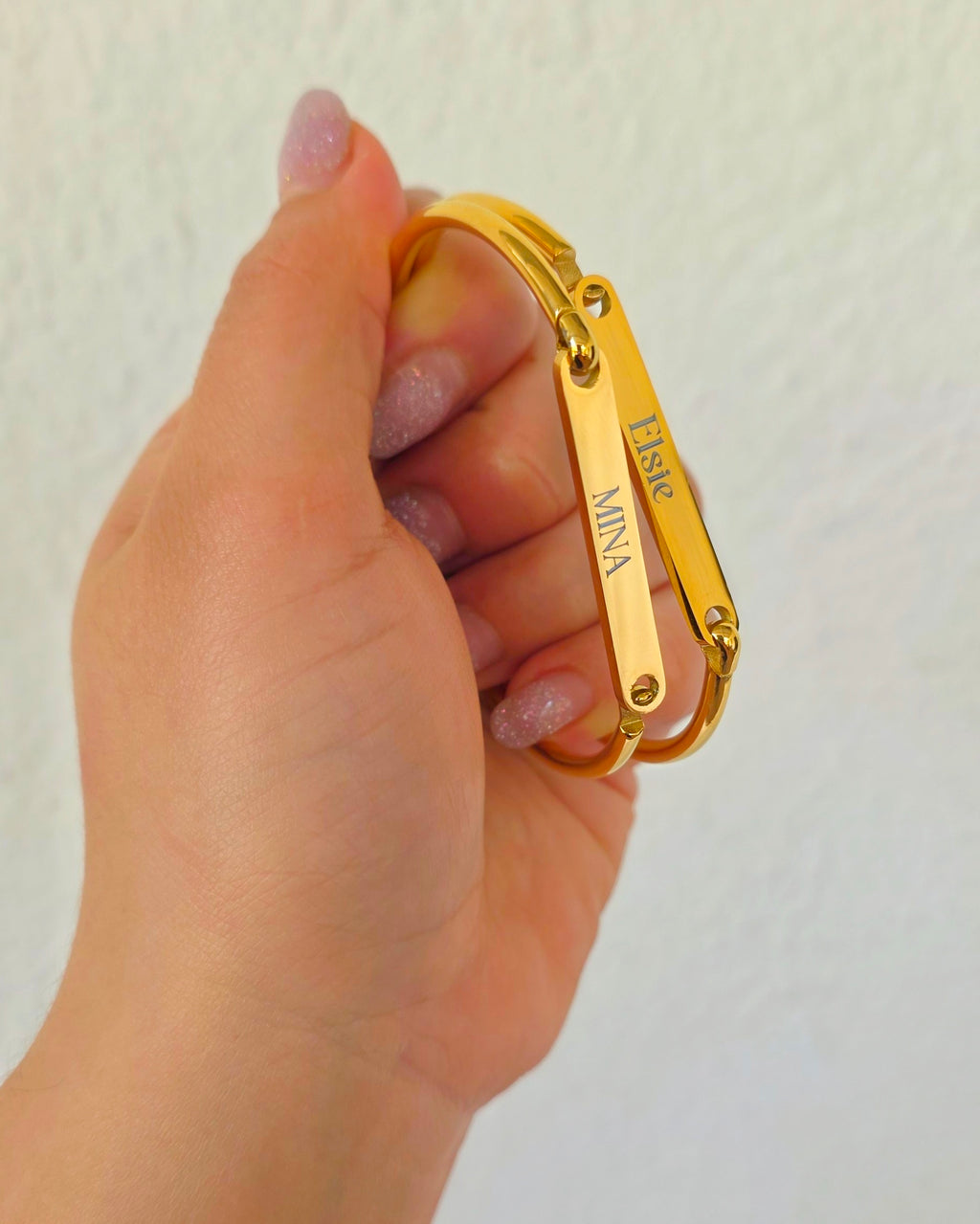 BRAZALETE DE ACERO PERSONALIZABLE.