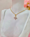 collar flor de cuatro petalos