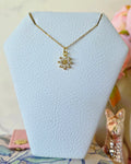 Collar flor de 8 petalos girasol