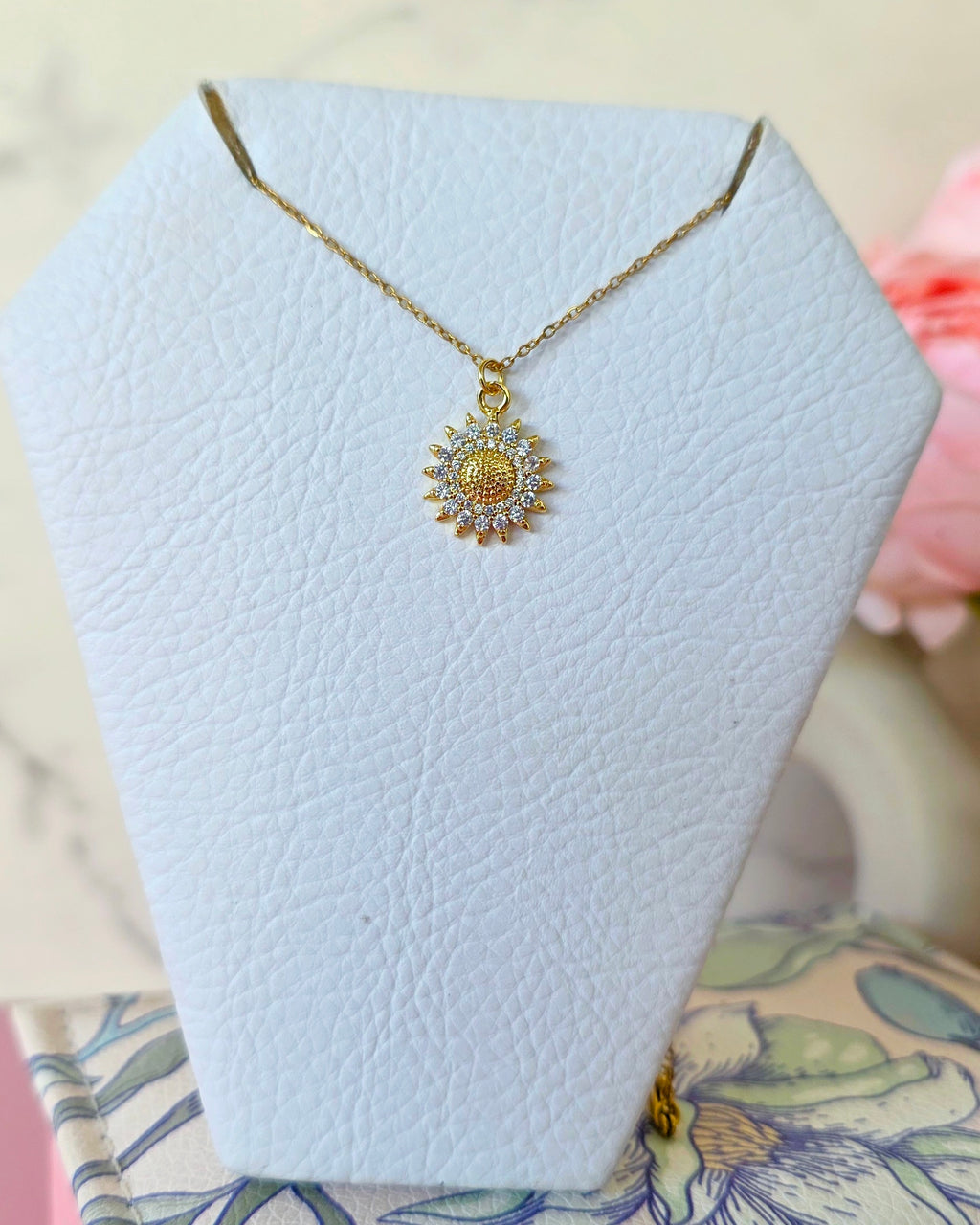 Collar girasol