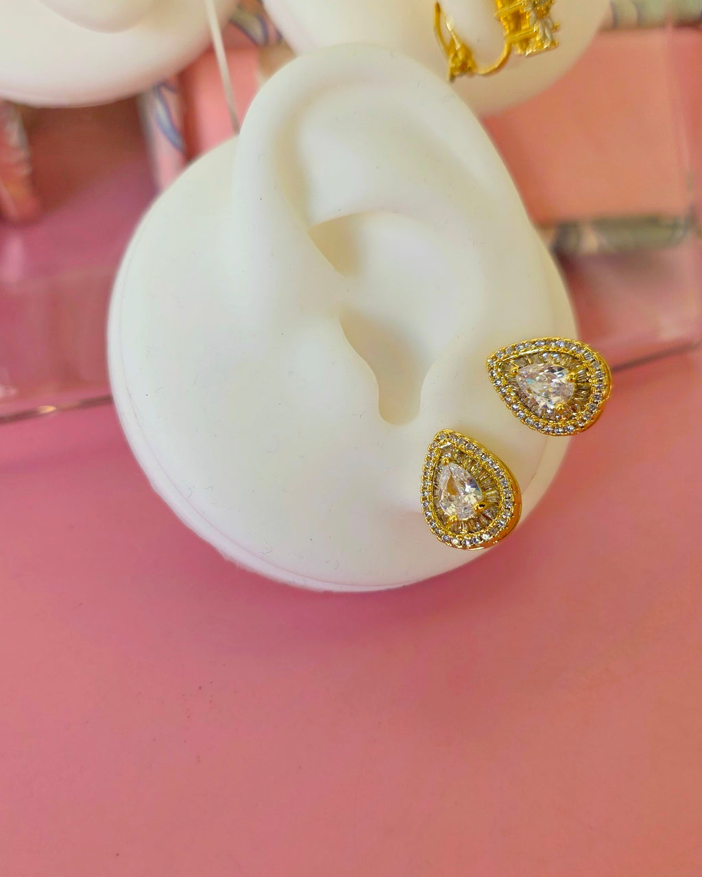 Arete a presión de gota cristal mosaico