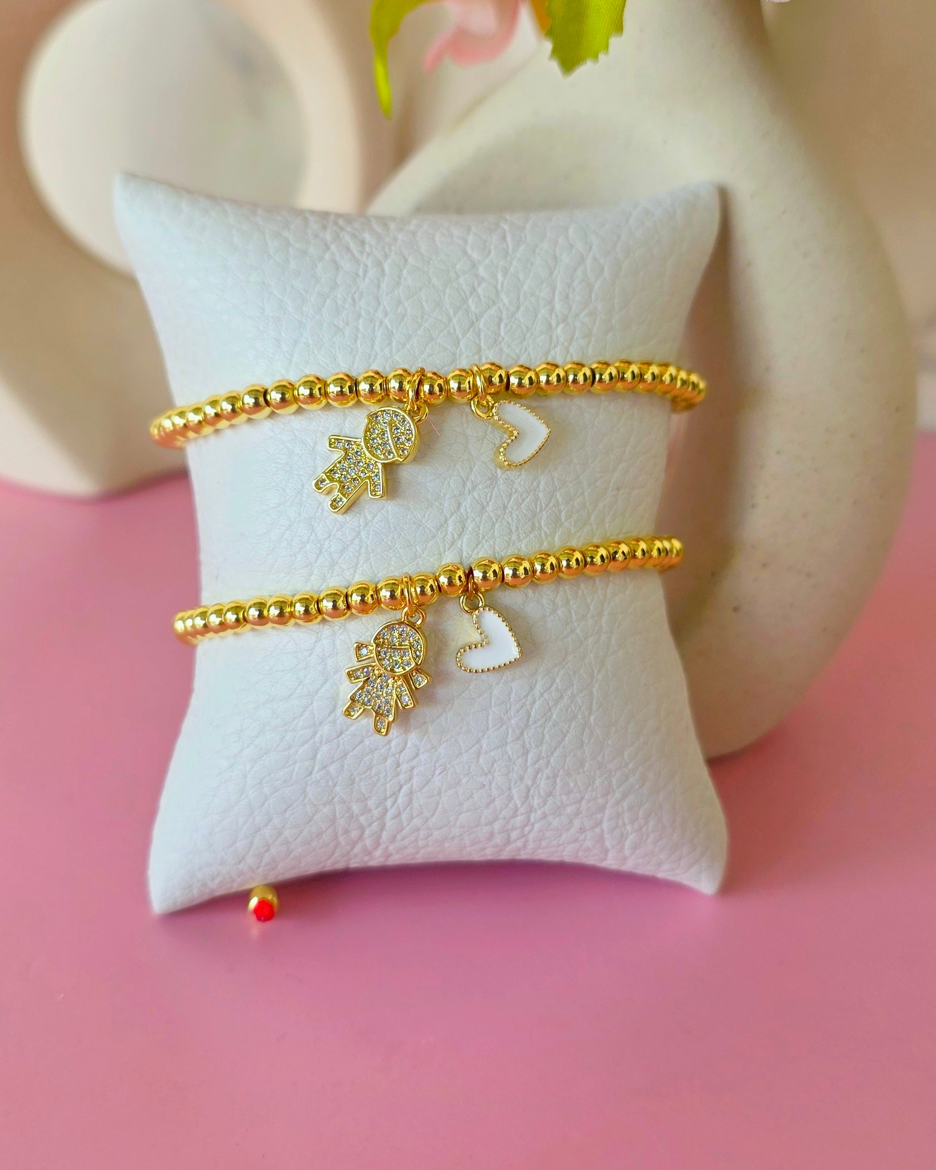 pulseras ajustables de con dijes niños y niñas