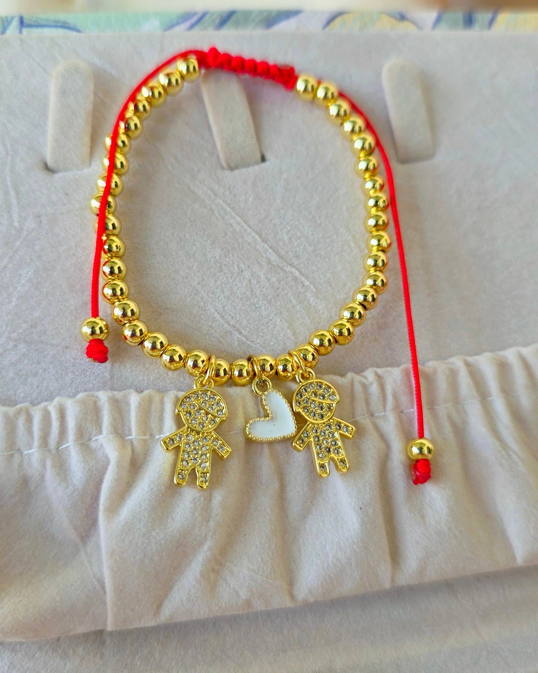 pulseras ajustables de con dijes niños y niñas