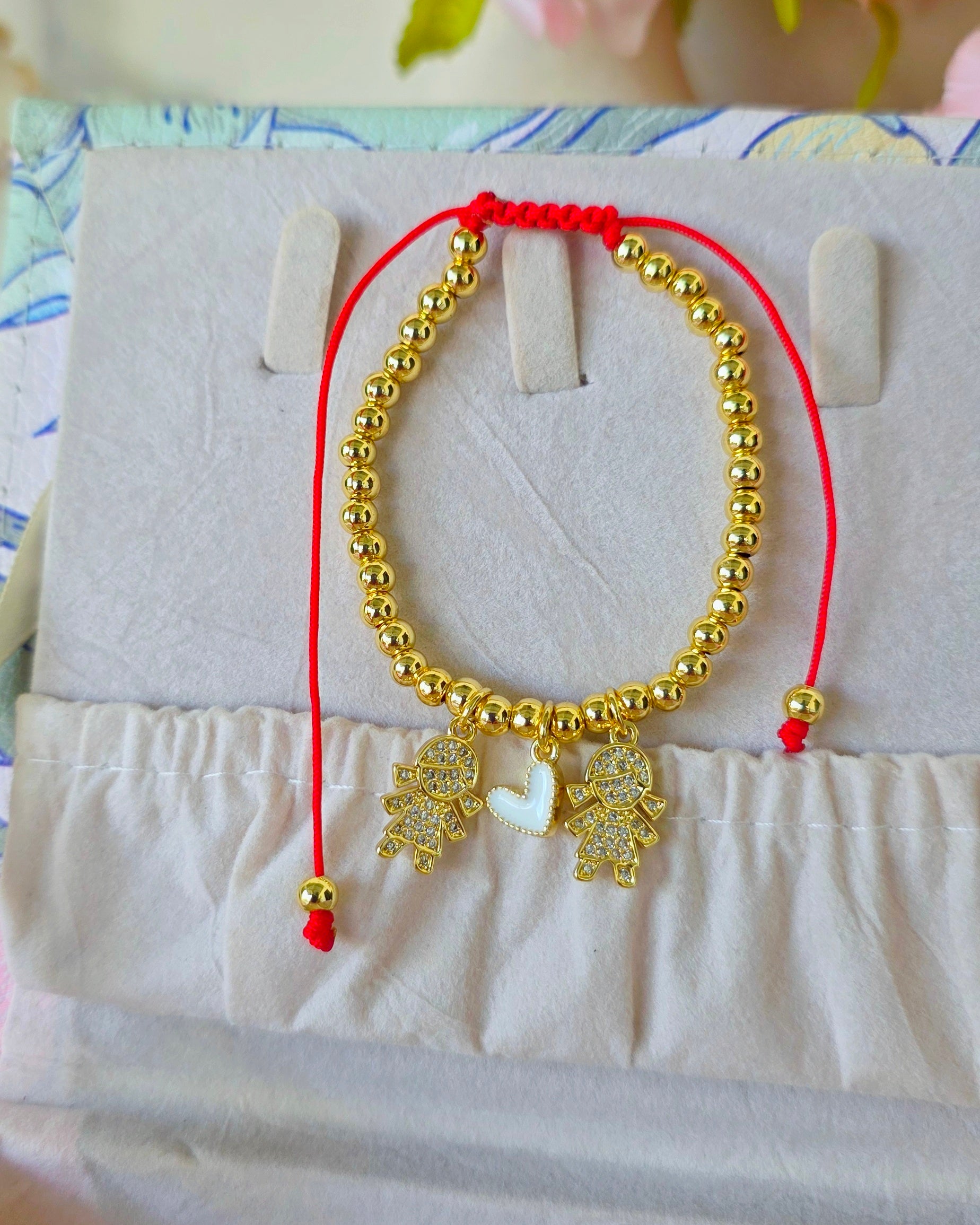 pulseras ajustables de con dijes niños y niñas