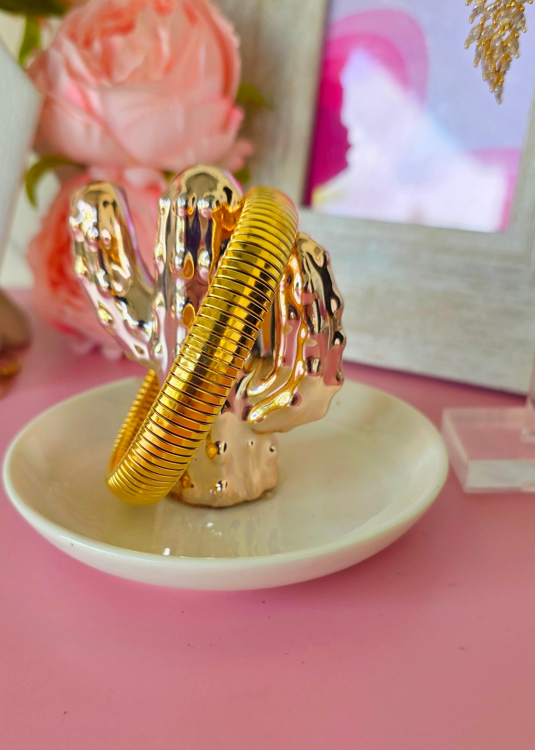 Pulsera elástica de acero maxi