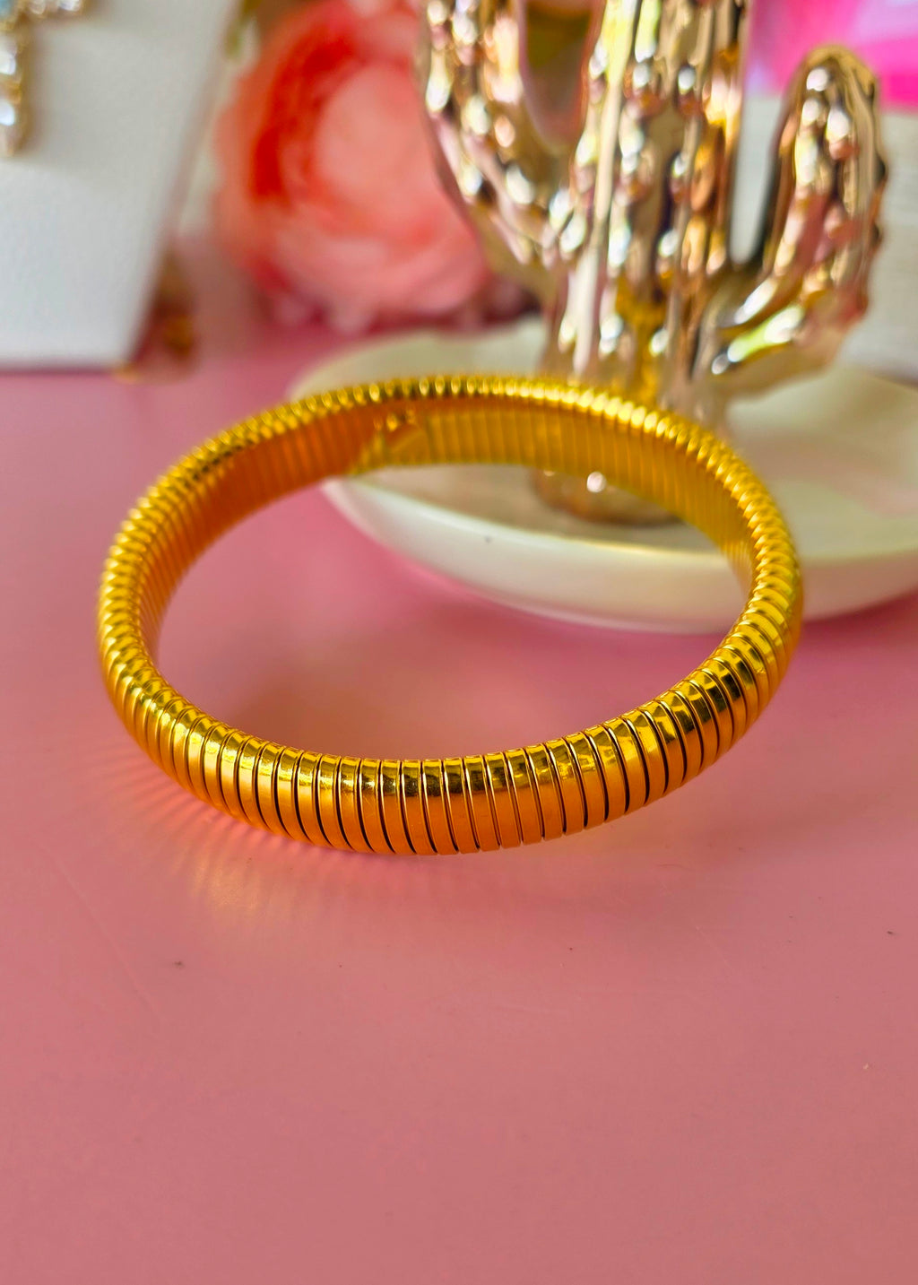 Pulsera elástica de acero maxi
