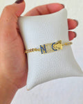 Pulsera ajustable nicaragua NIC con mapa agarre brillante