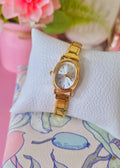 Reloj ovalado pulsera italiana