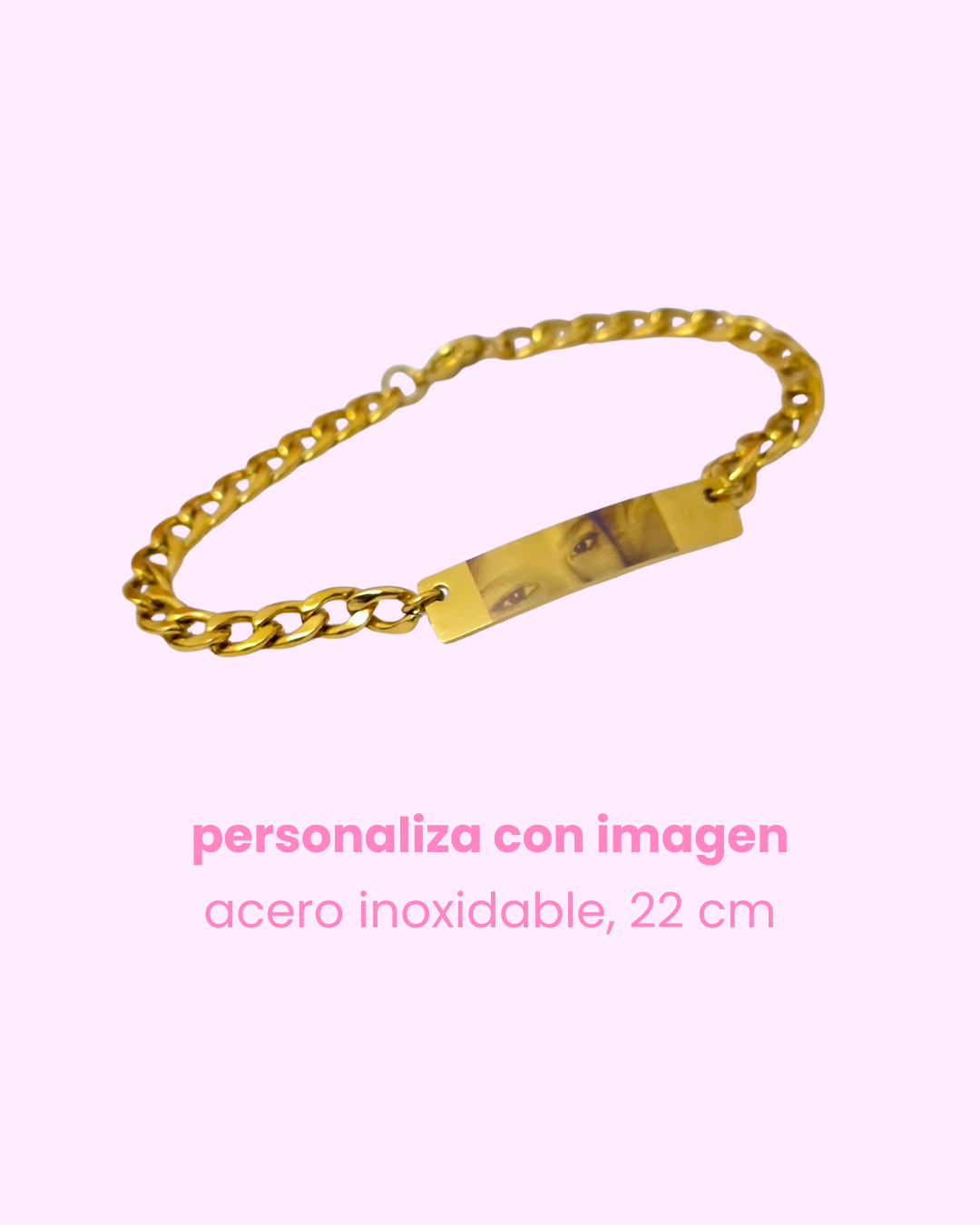 Pulsera guesa para grabado de mirada