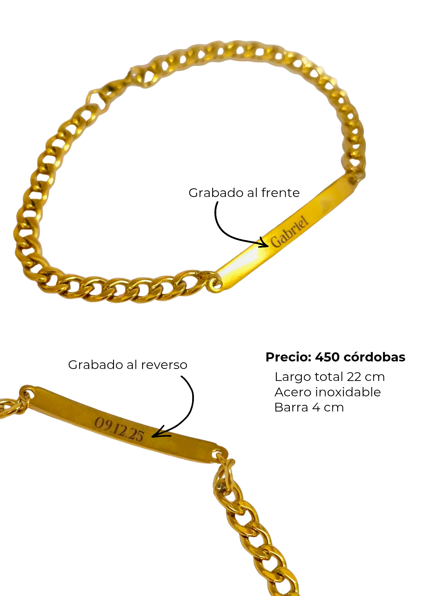 PULSERA GRABADO ESCLAVA