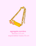 Pulsera para grabado láser de cereza estilo infantil
