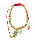 pulseras ajustables de con dijes niños y niñas