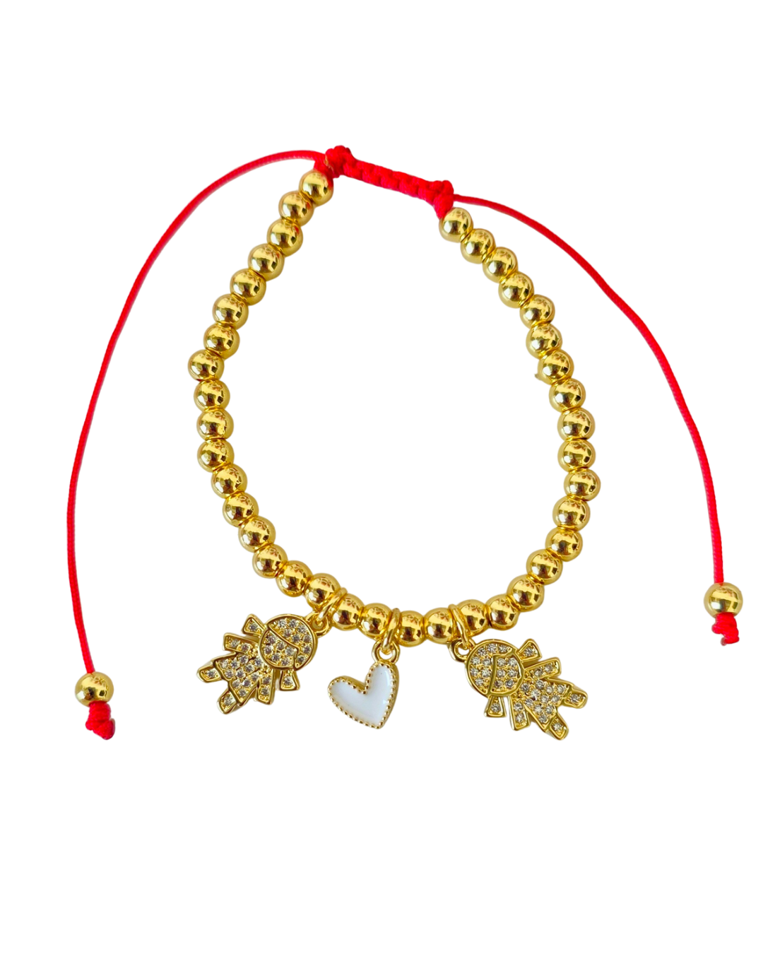 pulseras ajustables de con dijes niños y niñas