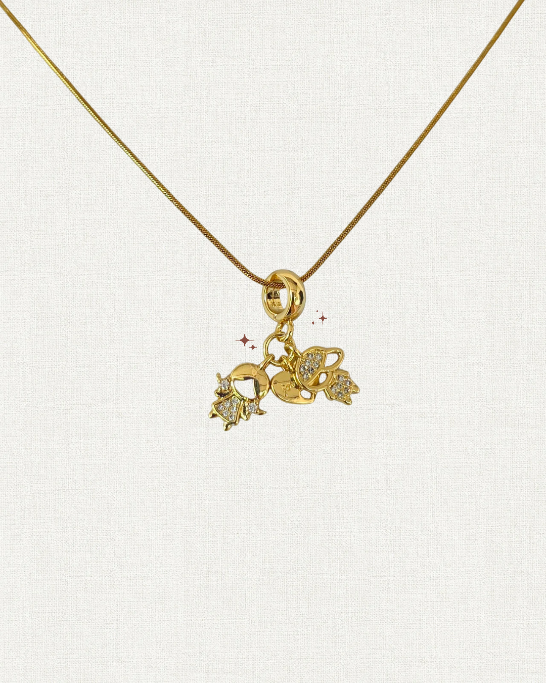 Collar dije niño niña forever