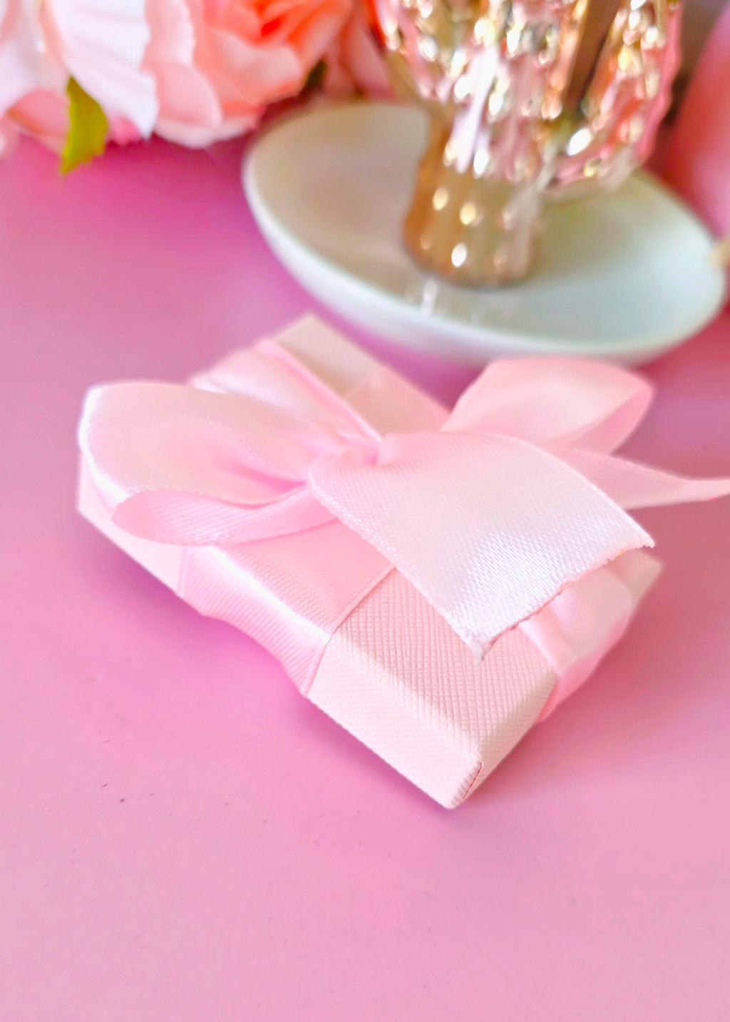 Cajita para empaque de regalo rosa