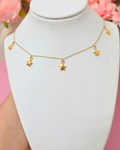 gargantilla estrellas colgantes