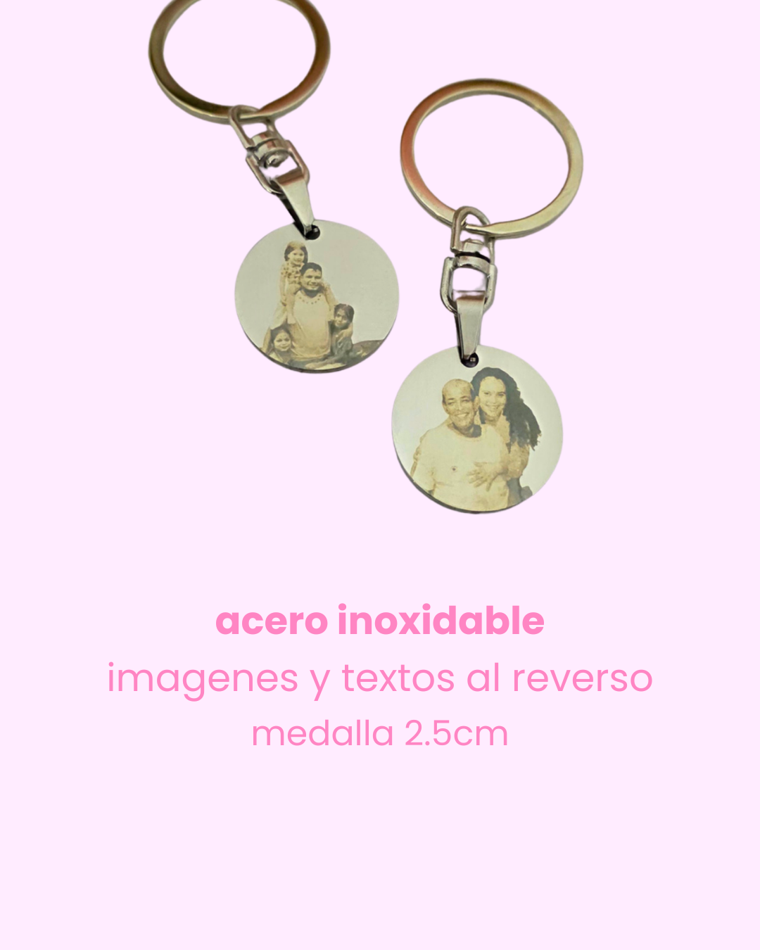 Llavereo con imagen grabado láser