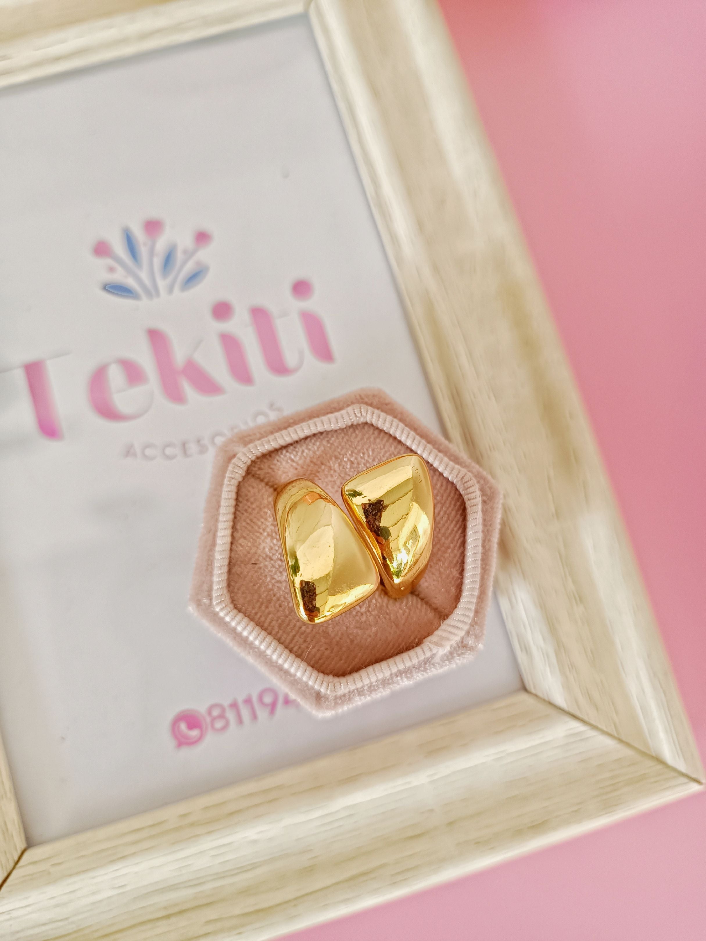 Anillo de grueso de puntas rectas