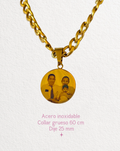 Collar foto para hombre
