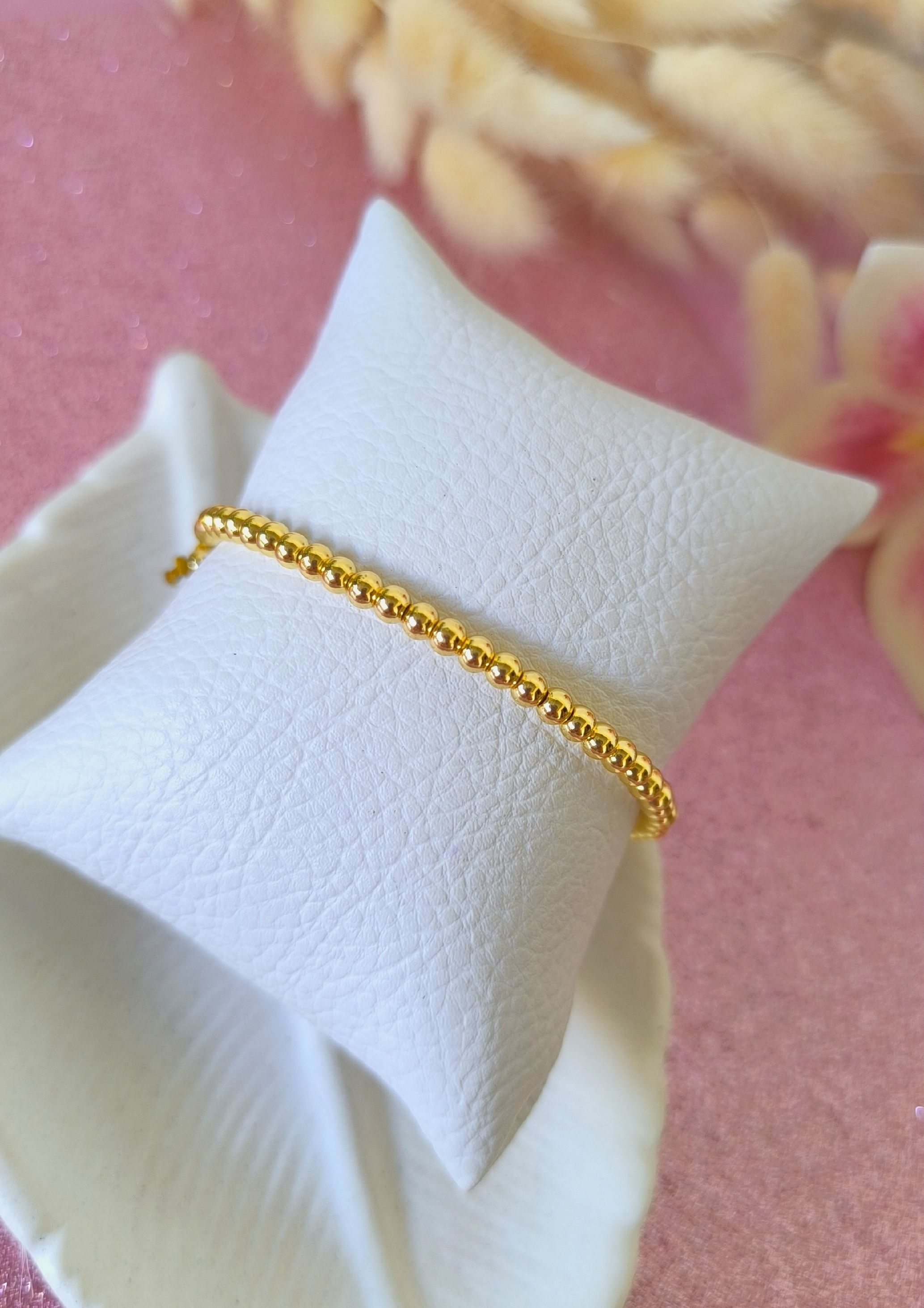 pulsera de Balines de cuerda justable de 1 linea
