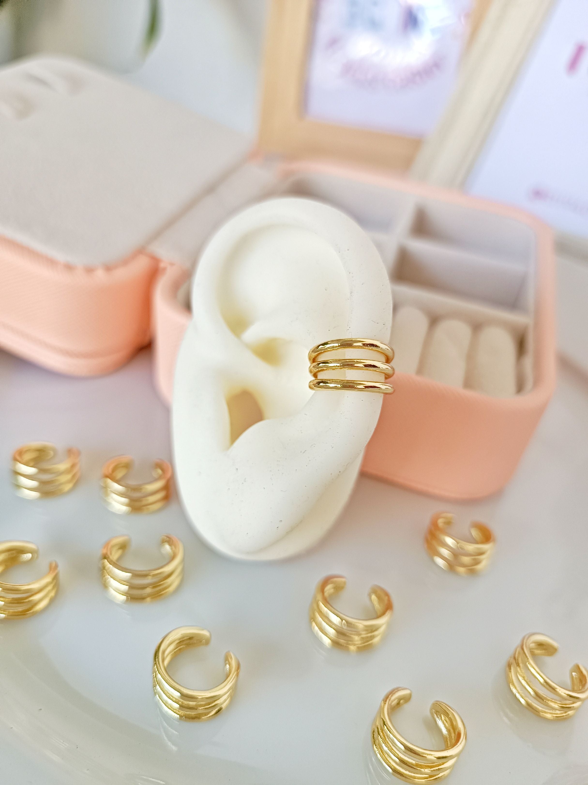 earcuff de 3 lineas lisas
SKU : AR715