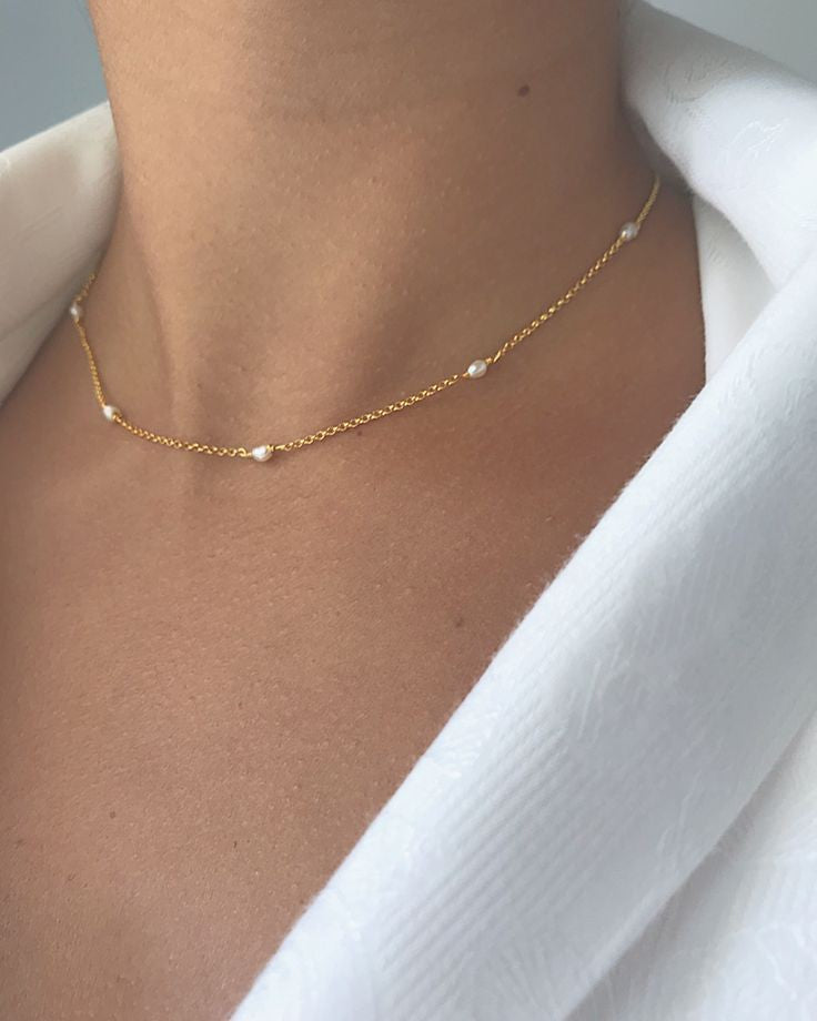 choker de perlas del rio