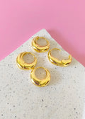aretes argolla tipo cartera con bisagra