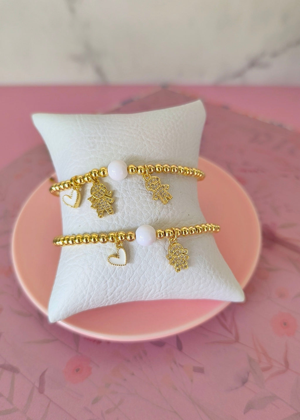 pulseras ajustables de con dijes niños y niñas