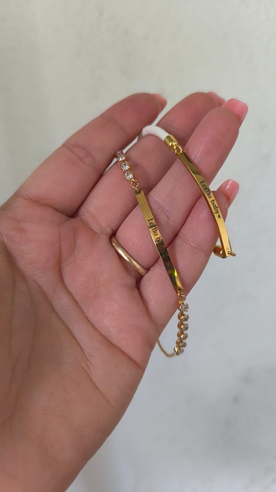 PULSERA AJUSTABLE FINA DE ACERO