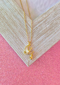 collar luna tipo saturno y estrella colgante