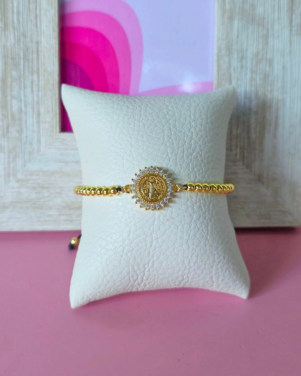 Pulsera san benito con agarre de balines
