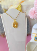 Collar virgen de Guadalupe con marco corazones
SKU : CV1551